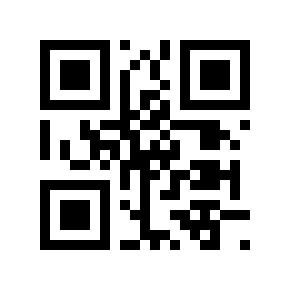 B&W QR code